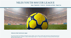 Desktop Screenshot of nilesyouthsoccer.com