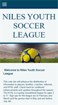 Mobile Screenshot of nilesyouthsoccer.com